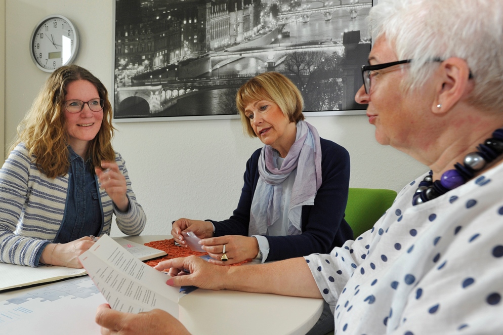 Eine Beratung im Kompetenzzentrum Demenz