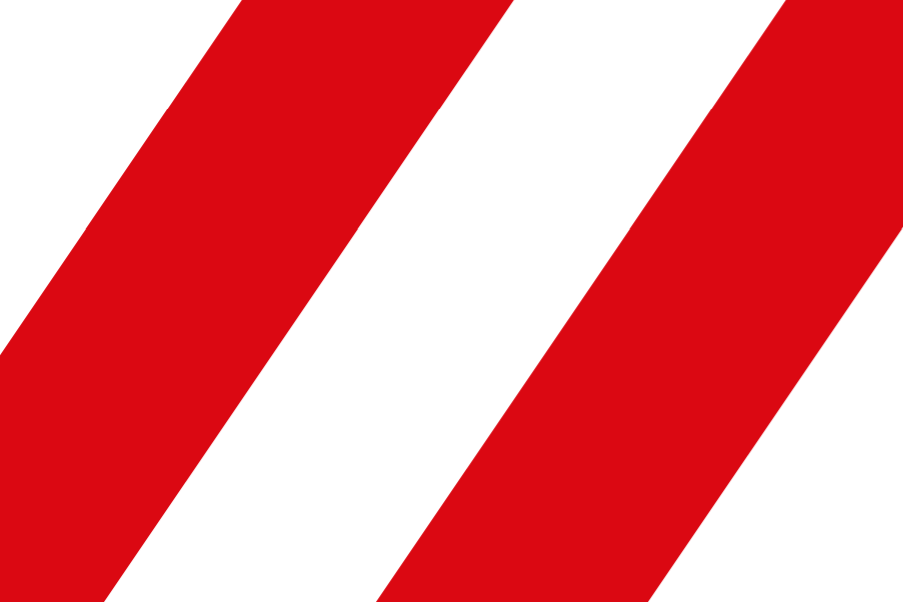 weiß-rote Streifen