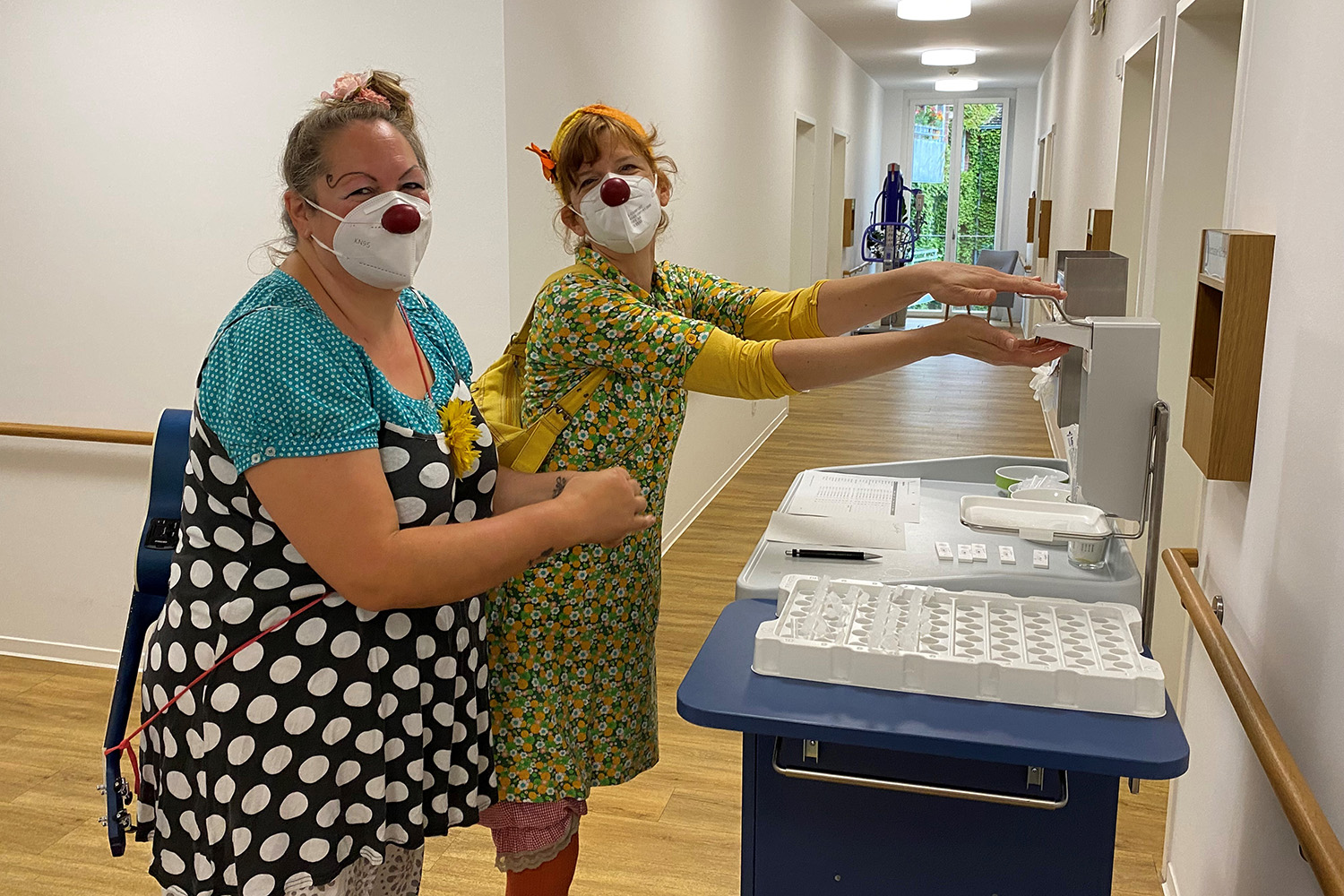 Clowns zu Besuch im Tersteegen-Haus