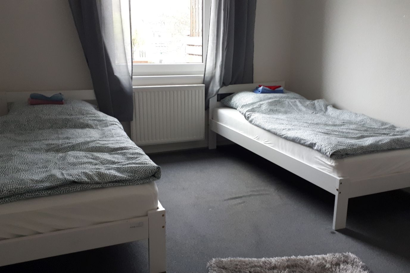 Schlafzimmer für geflüchtete Ukrainer