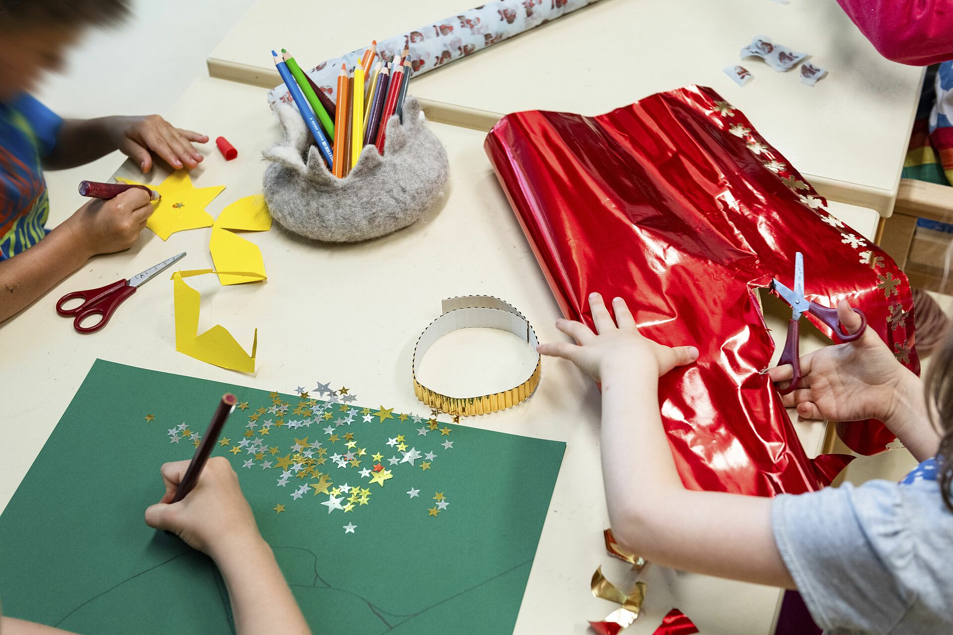 Kunstwerkstatt im Winter für Eltern und Kinder von 3 bis 6 Jahren