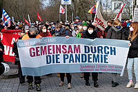 Der Düsseldorfer Appell auf einer Demonstration
