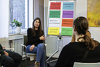Gruppentherapie der Suchthilfe