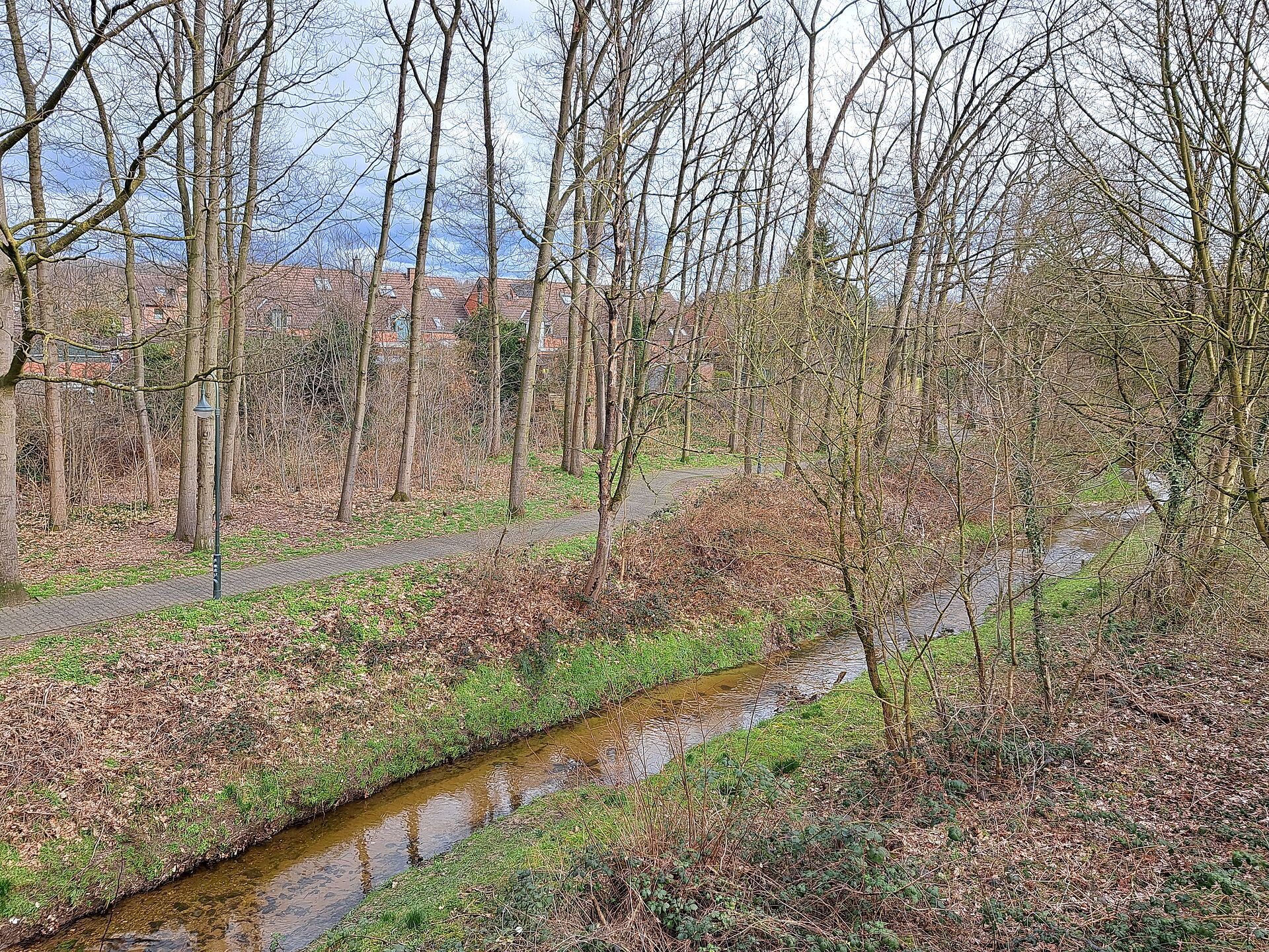 Landschaft, Fluss in Hellerhof 