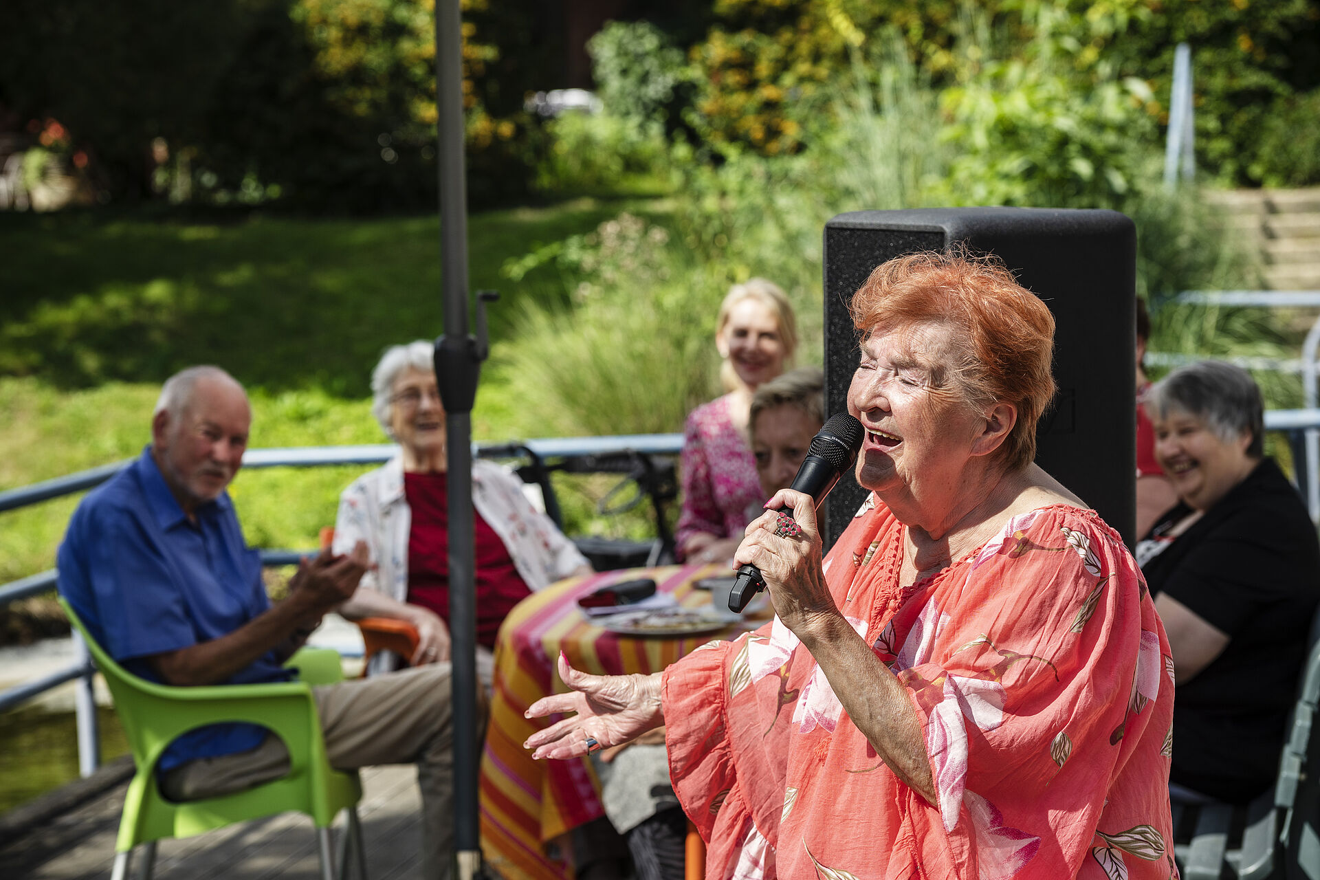 Gisele gibt einen Konzert